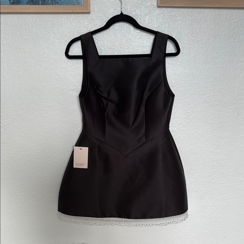 The Ultimate Muse Embellished Trim Mini Dress - oddmuse